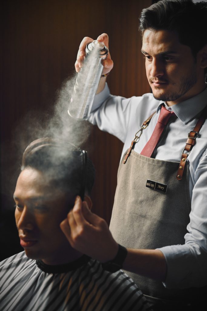 luxury mens hair salon 

